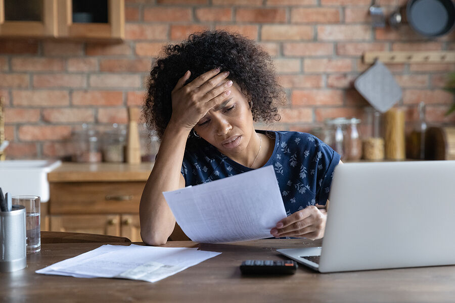 Stress woman
